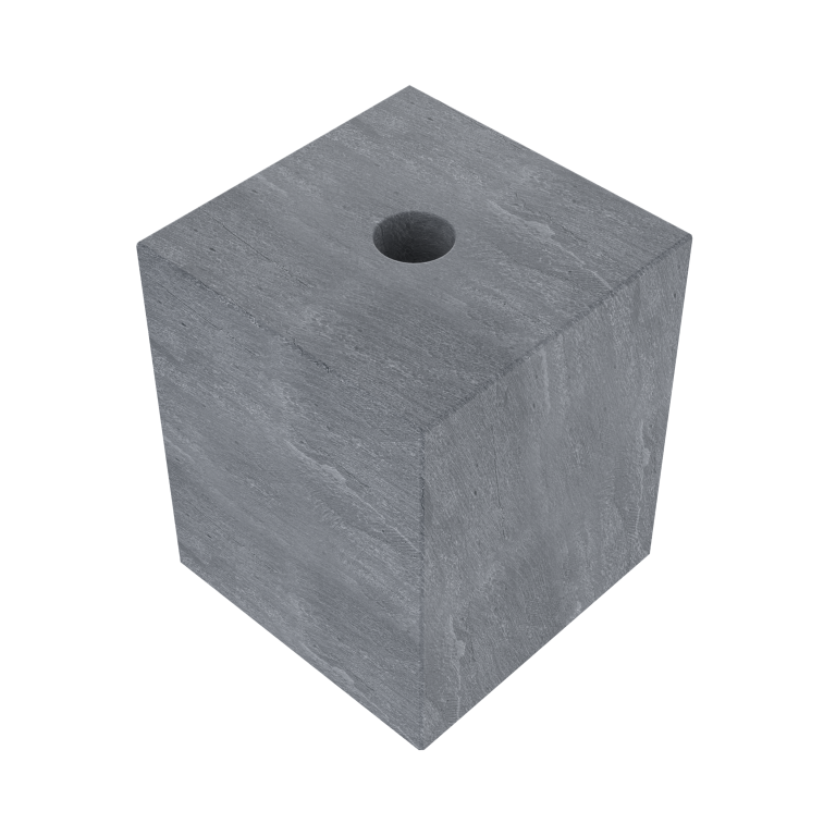 Hardstenen sokkel 250x250x300mm