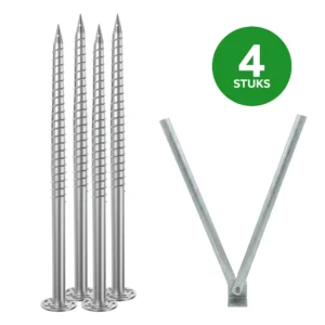 Doe-het-zelf pakket 150CM – 4 Stuks + Y-indraaisleutel