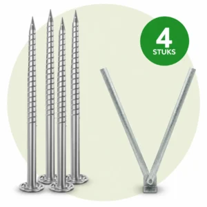 Doe-het-zelf pakket 150CM – 4 Stuks + Y-indraaisleutel
