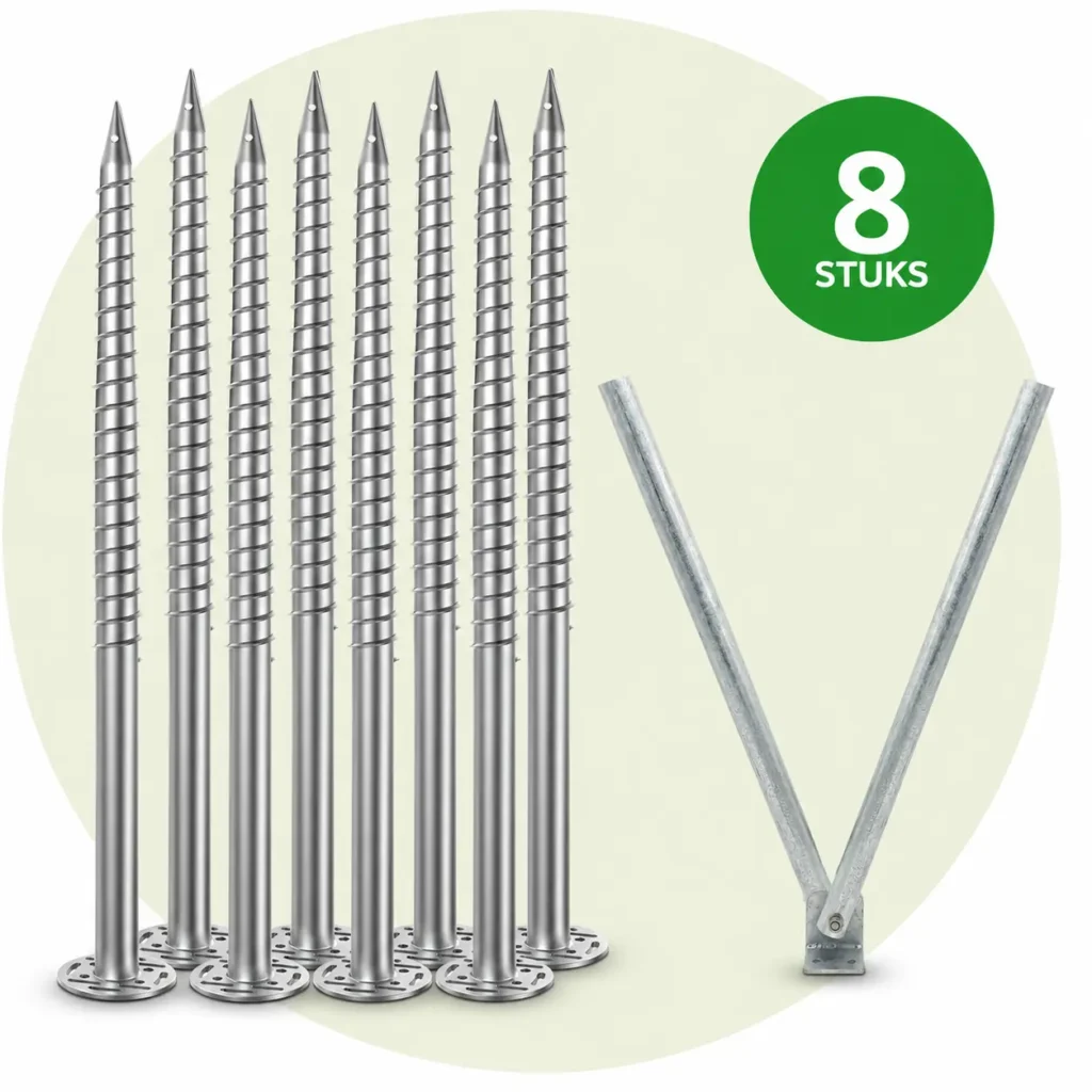 Doe-het-zelf pakket 150CM - 8 Stuks + Y-indraaisleutel